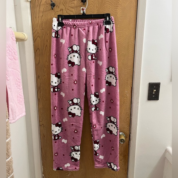 Hello Kitty Fleece Pajama Pants - Picture 1 of 7